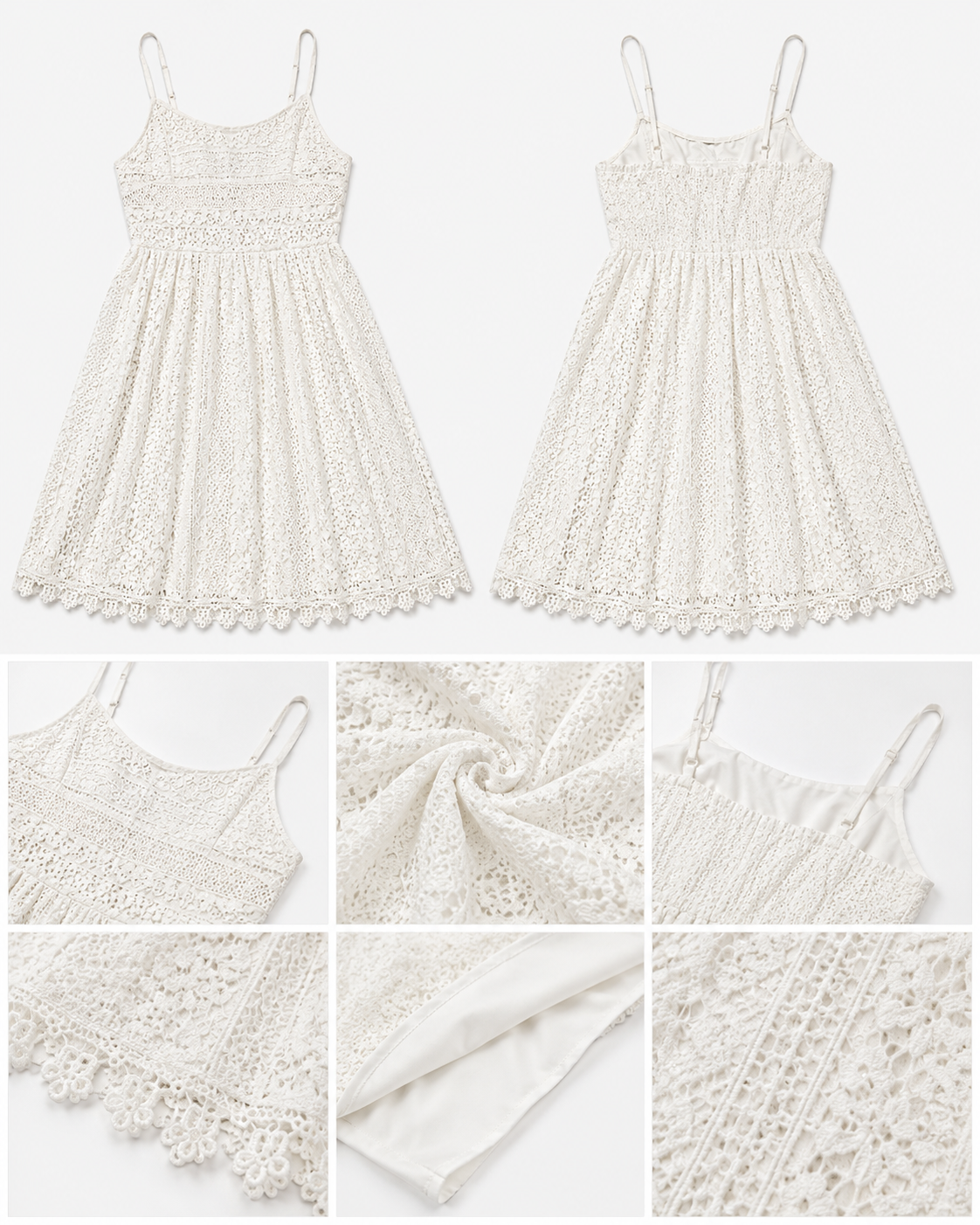 Women White A-Line Dress