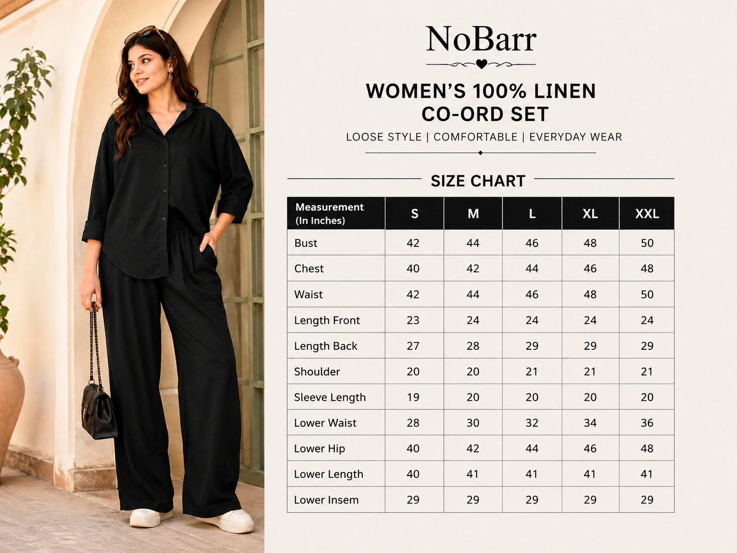 Women Black Co-Ord Set