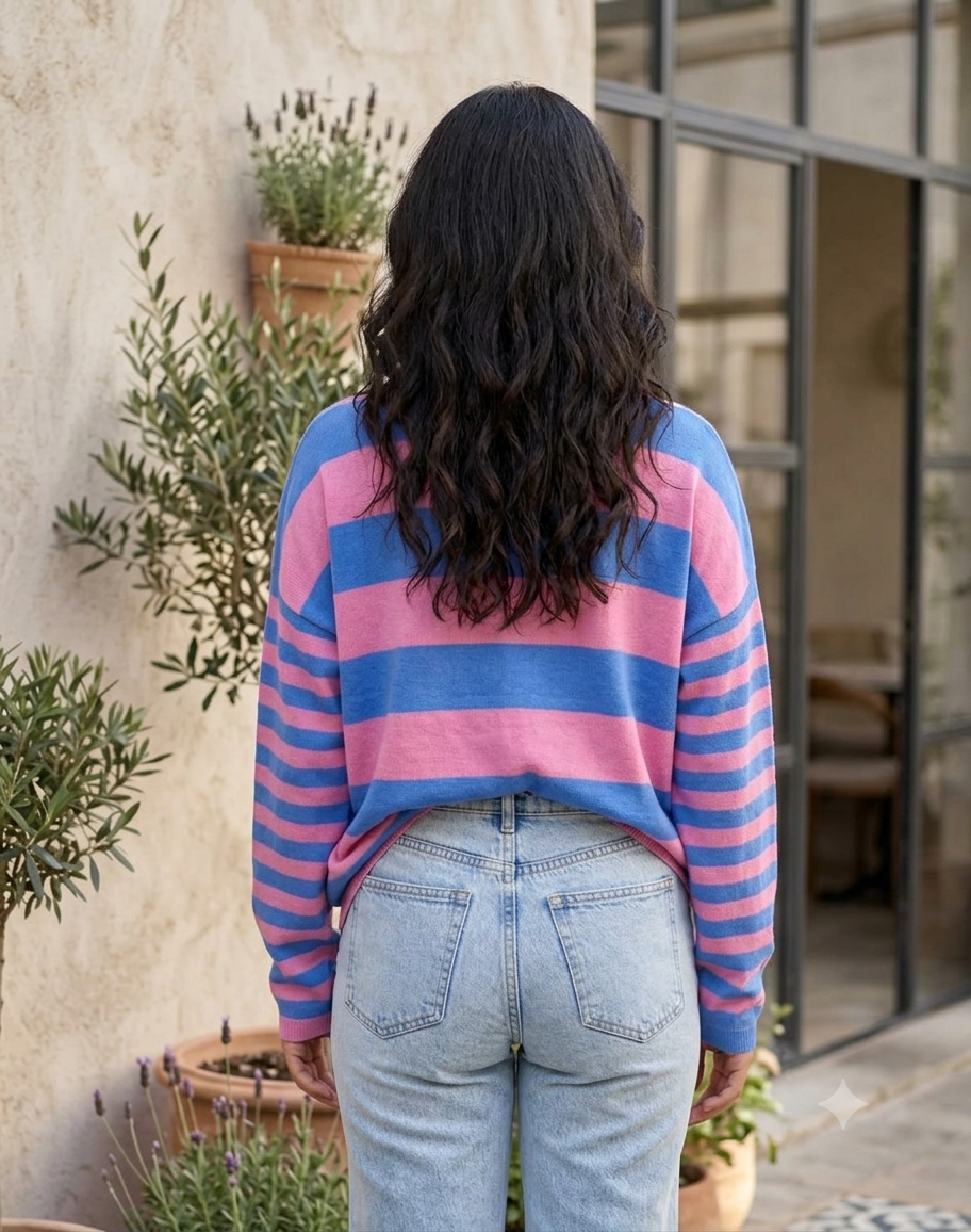 Women Pink Knit Sweater