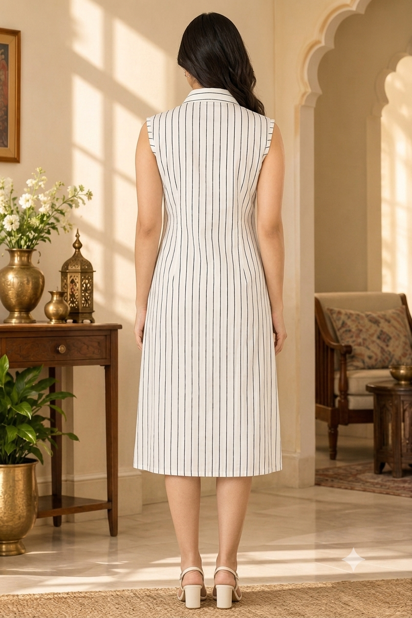 Women White Sleeveless Shirt