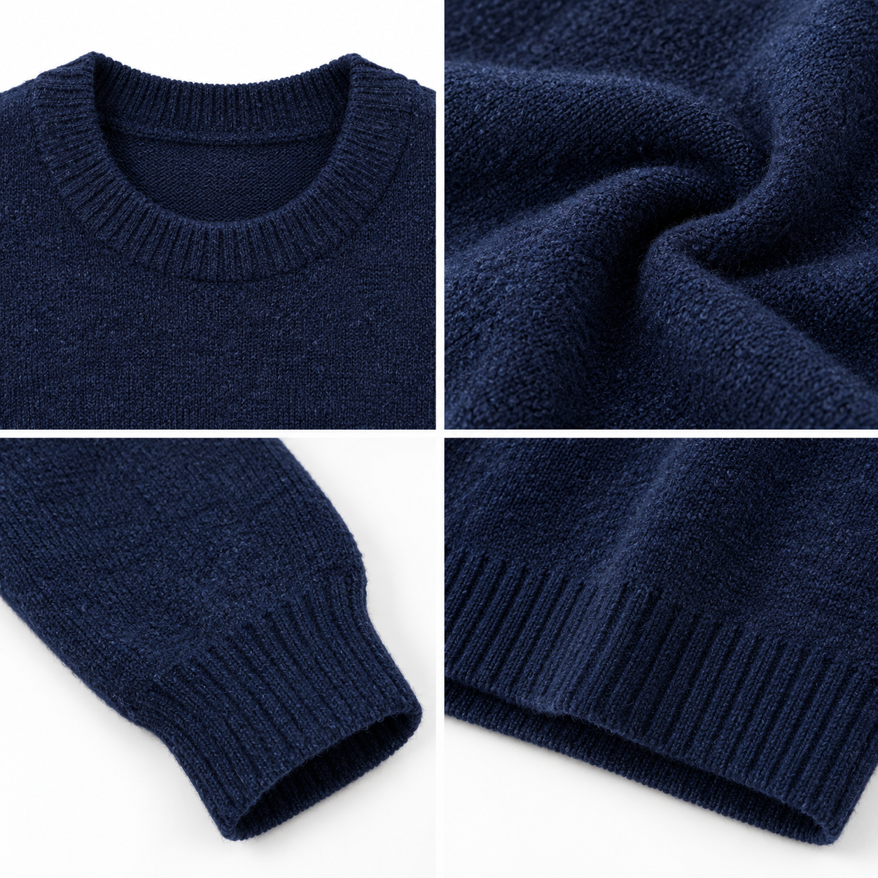 Women Blue Pullover Sweater