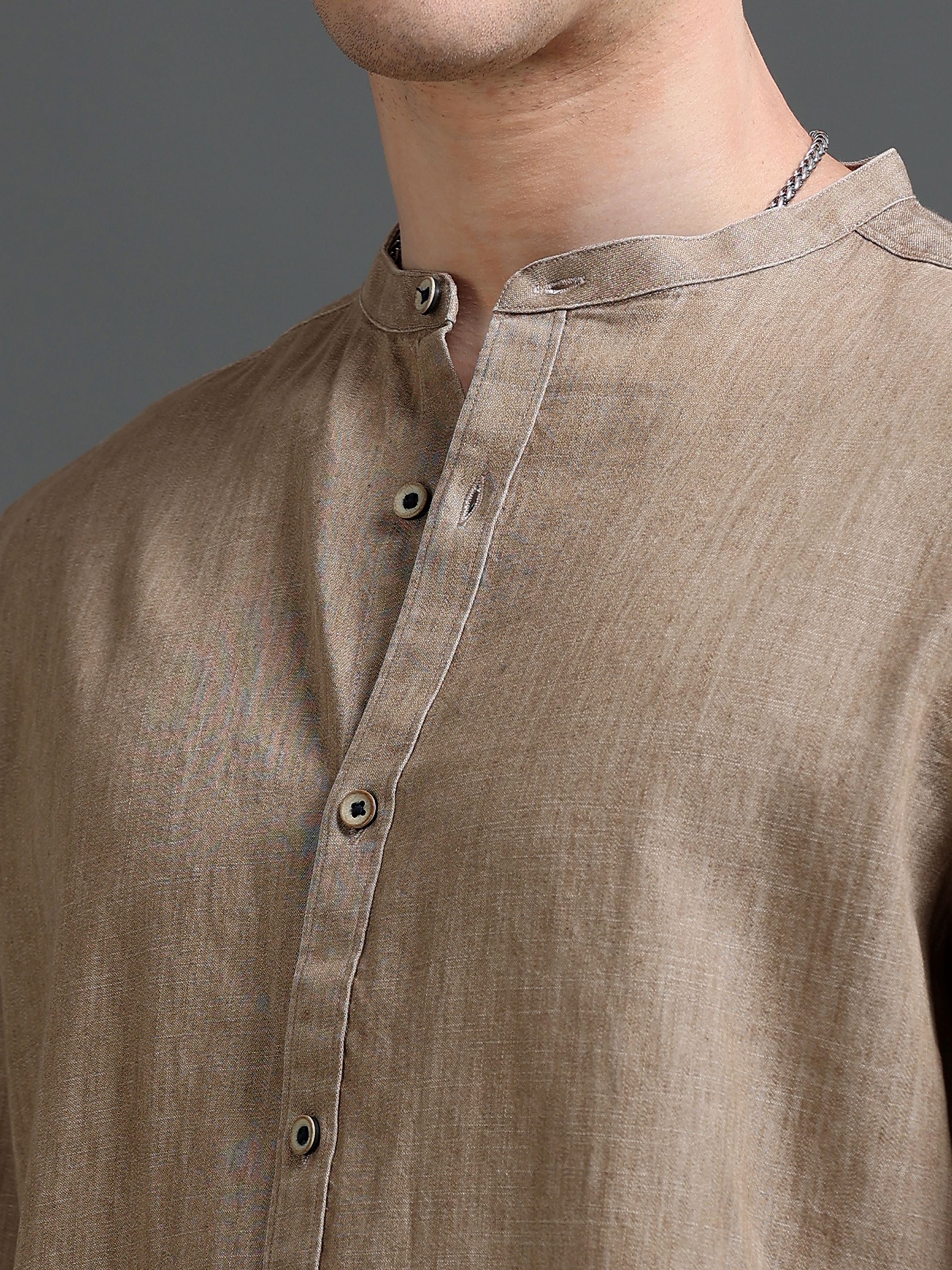 Men Beige Rupo Rainy Shirt