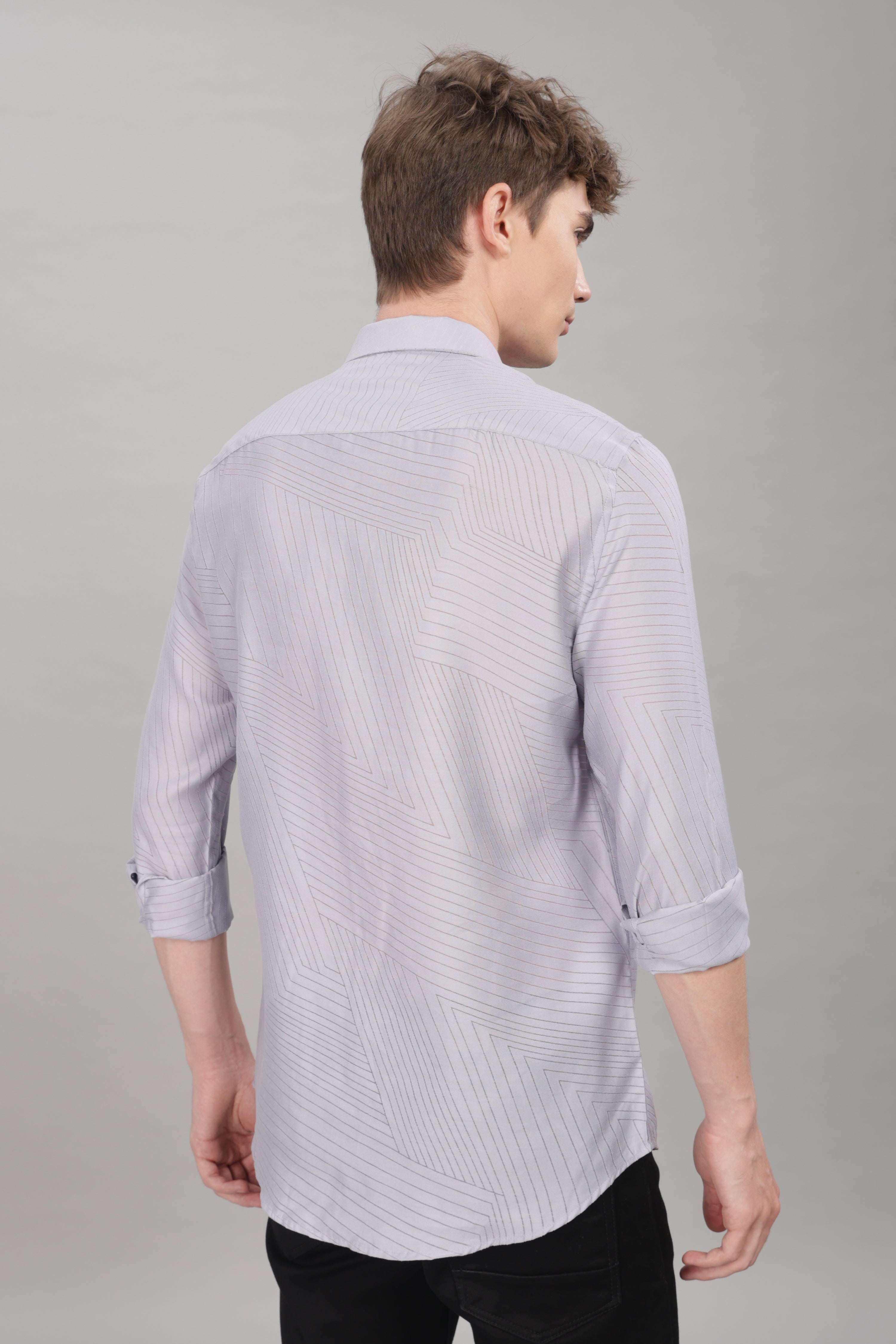 Men Blue Slim Fit Shirt