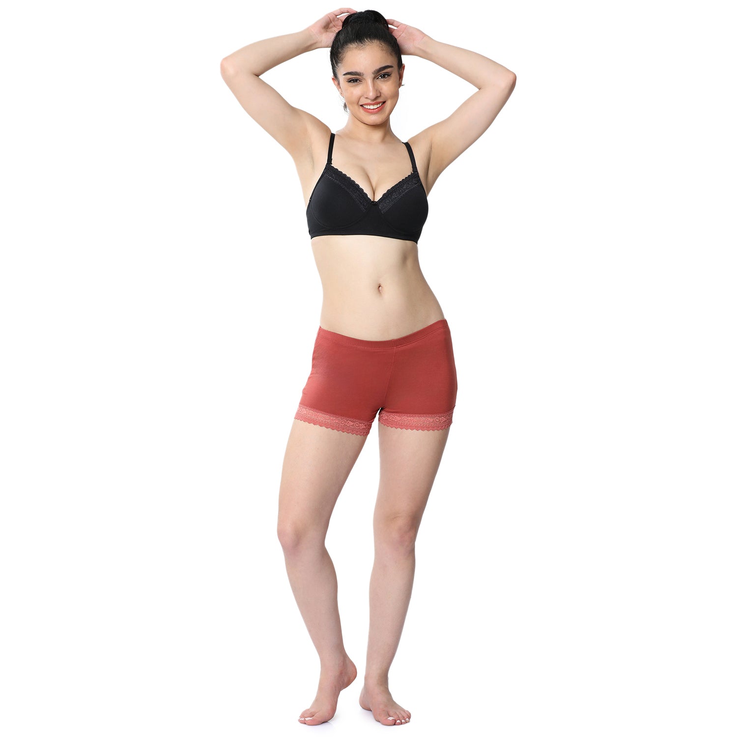 Women Maroon Ultralight Hot Shorts