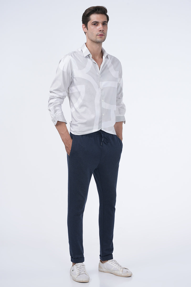 Men Fine Cotton Printed Shirt