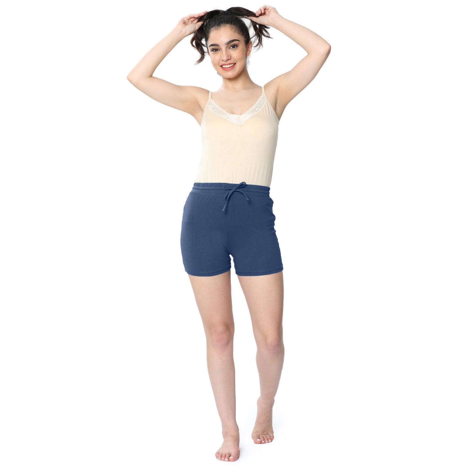 Women Blue Hot Shorts