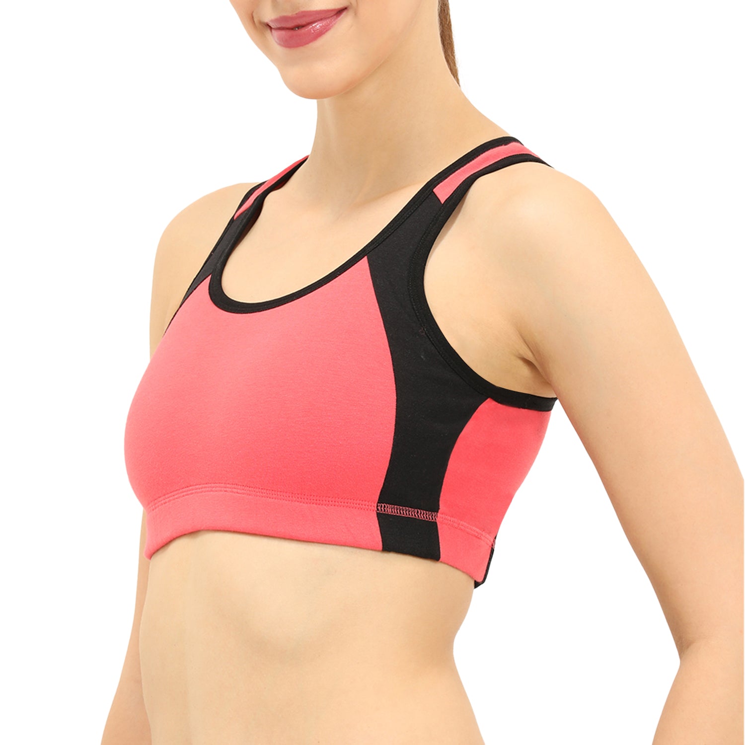 Padded Non-Wired Full Coverage Sports Bra