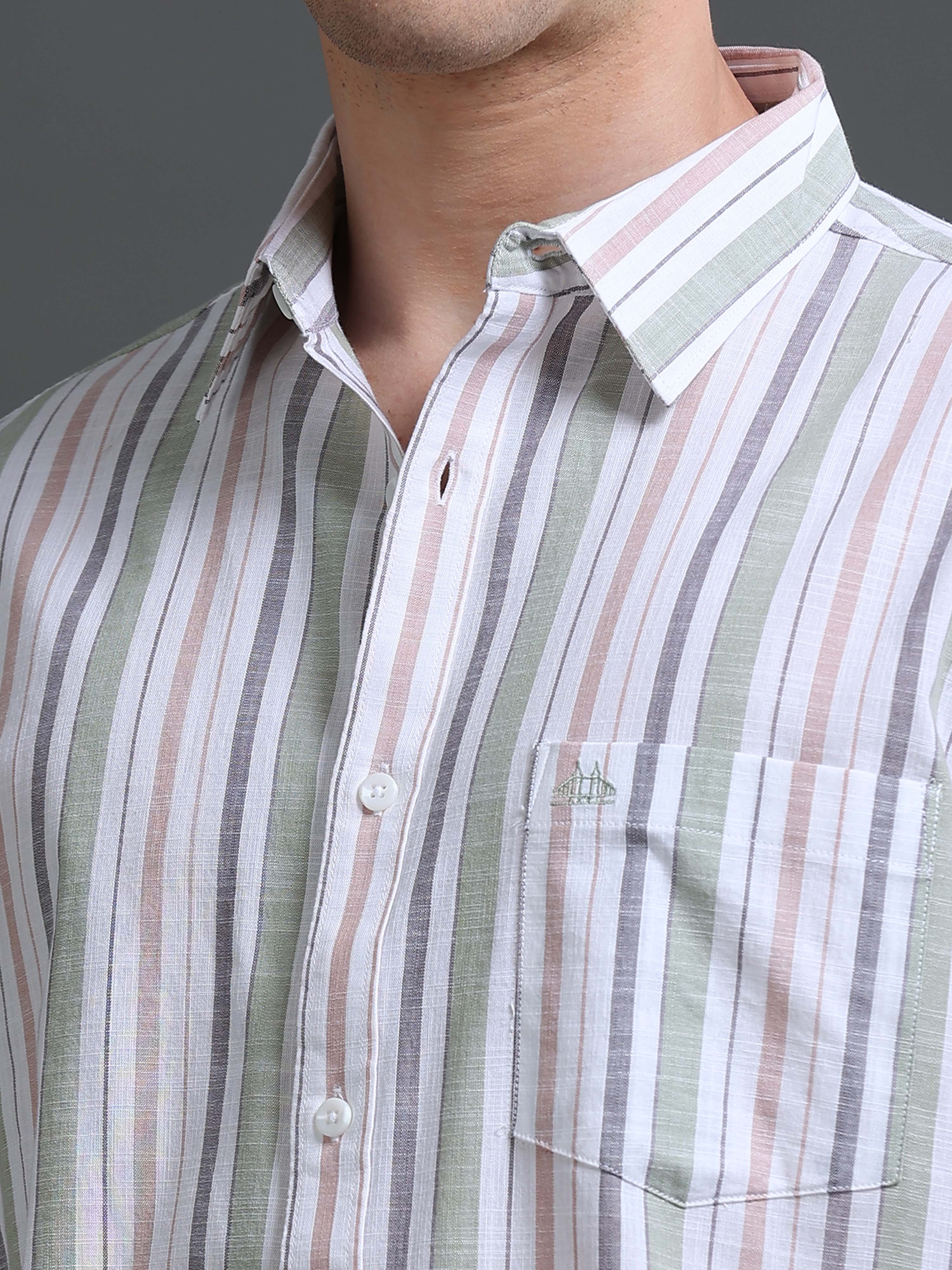 Men Multi Striped Shirt
