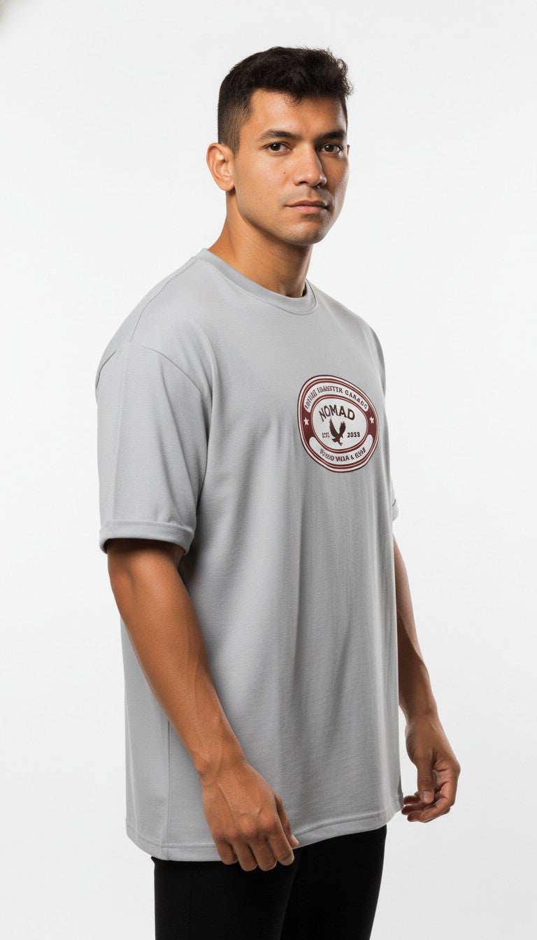 Men Oversized Cotton Printed T-Shirt
