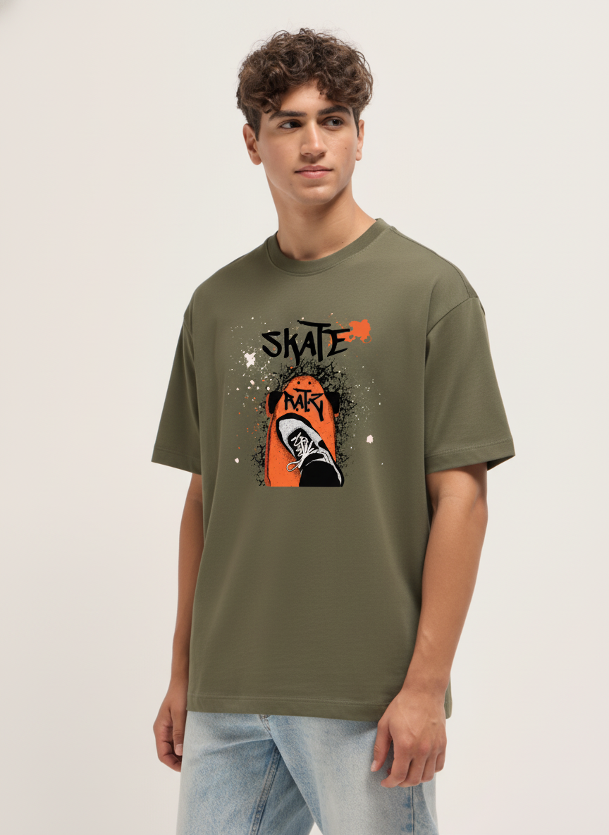 Men Oversized Cotton T-Shirt