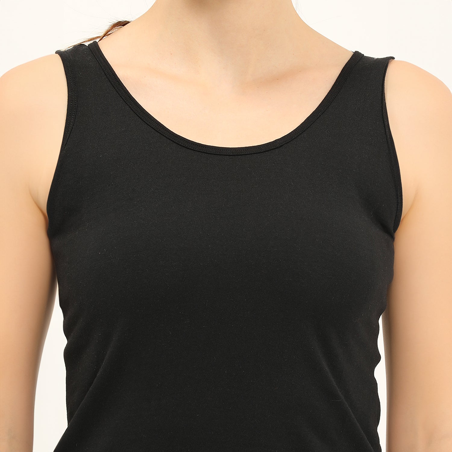 Regular Fit U-Neck Short Length Tank Top
