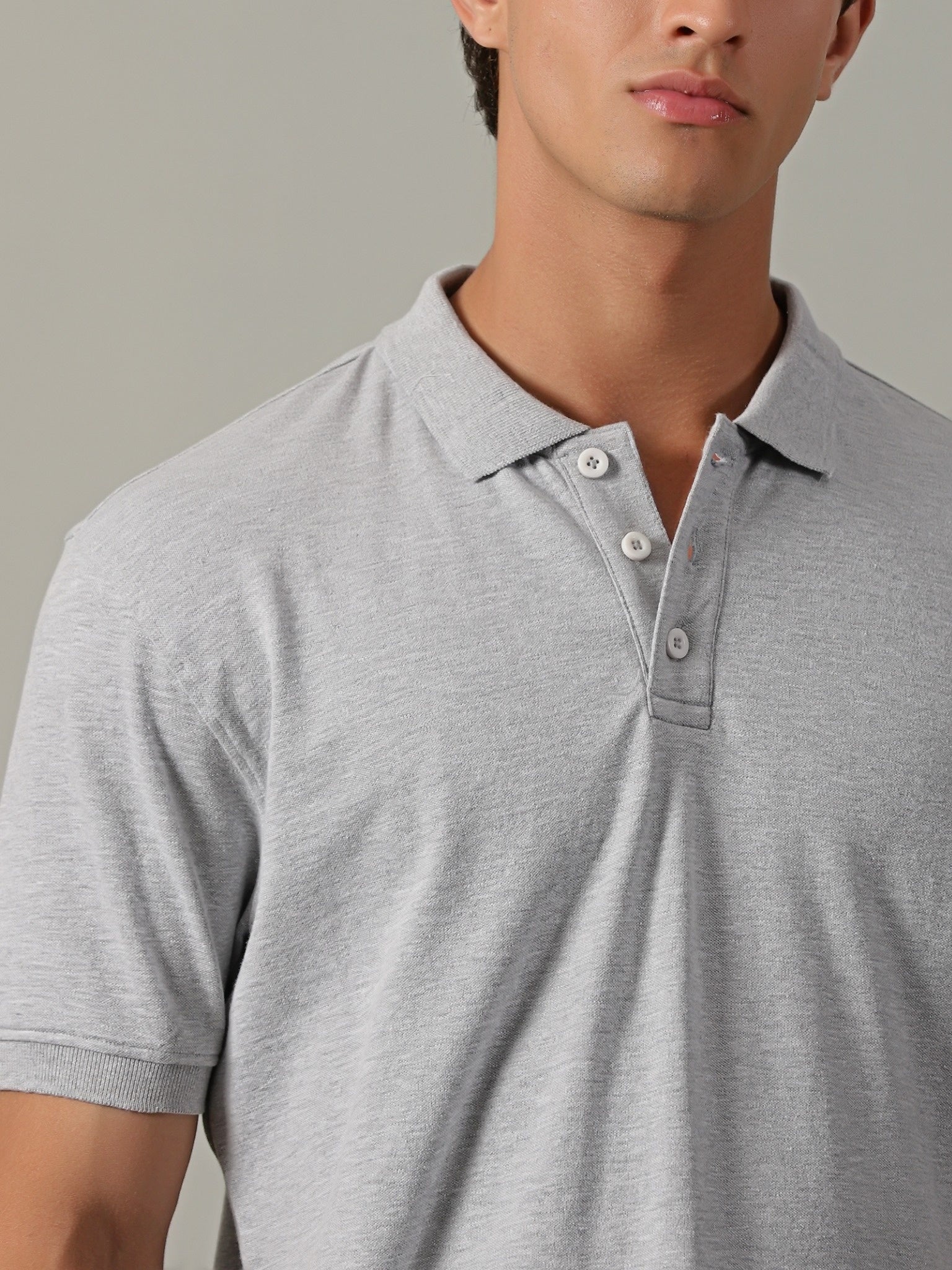 Men Grey Regular Fit T-Shirt