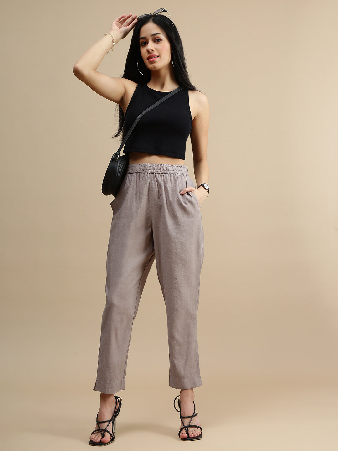 Women Copper Festive Pants