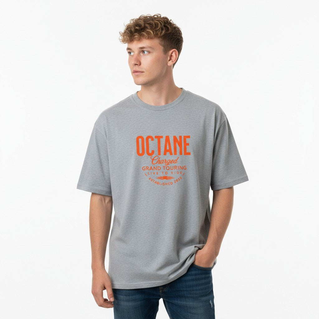 Men Oversized Cotton Printed T-Shirt