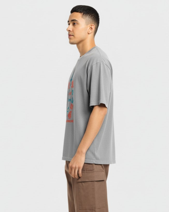 Men Oversized Cotton Tribal T-Shirt