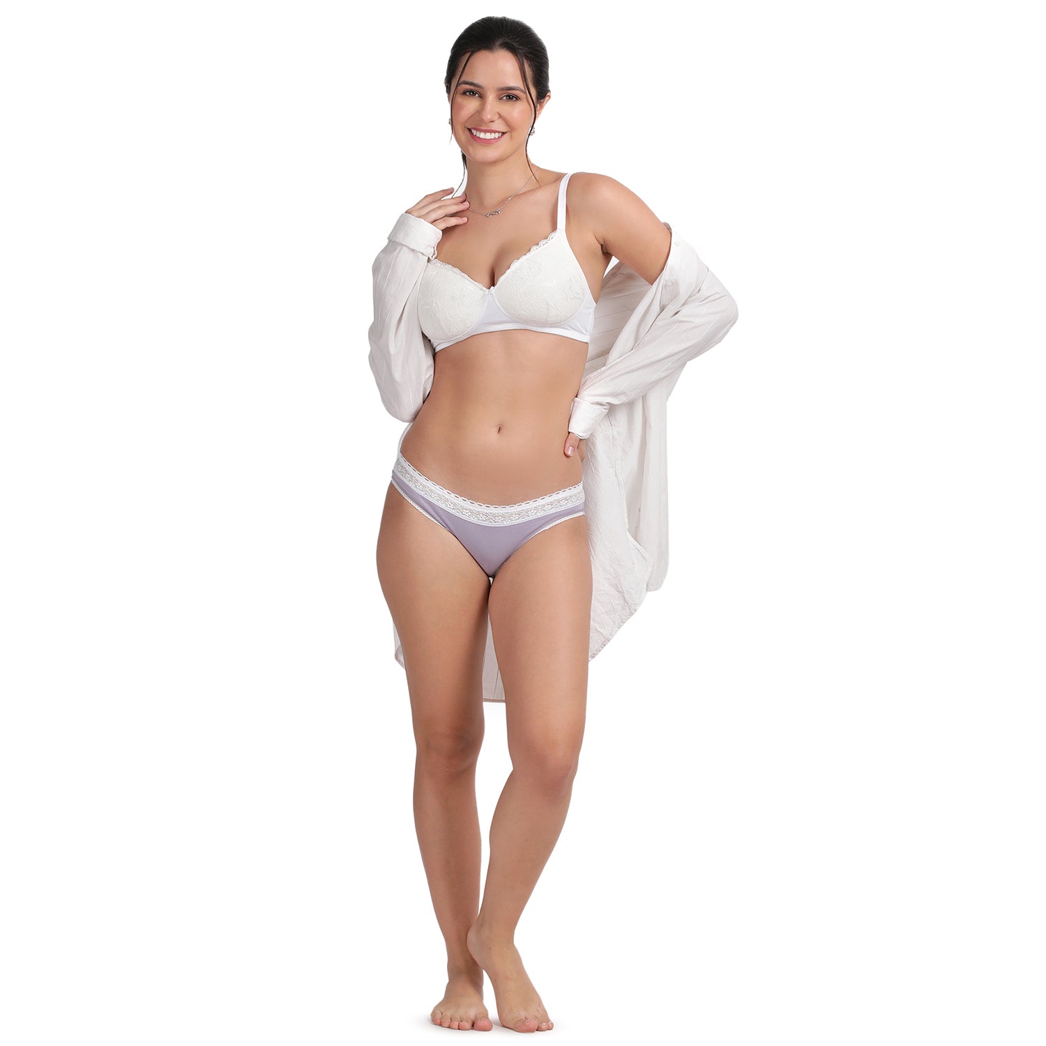 Low Rise Half Coverage Lace Bikini