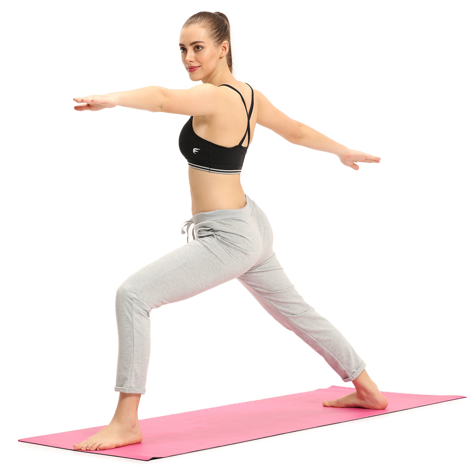 Women Grey Ankle Length Track Pant