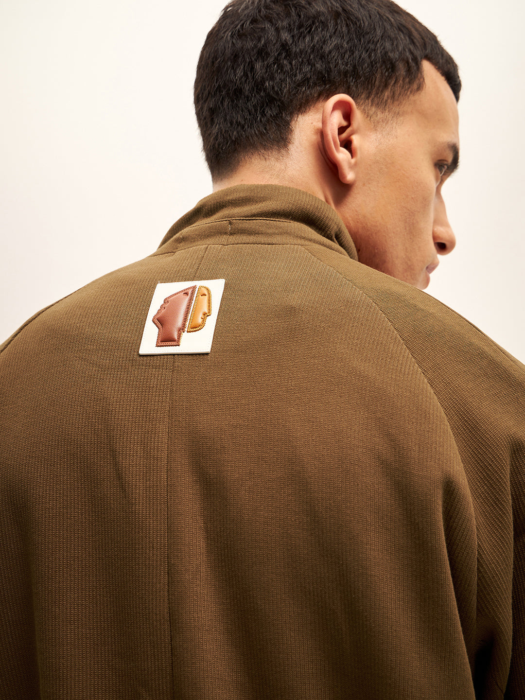 Men Brown Regular Fit Casual Jacket