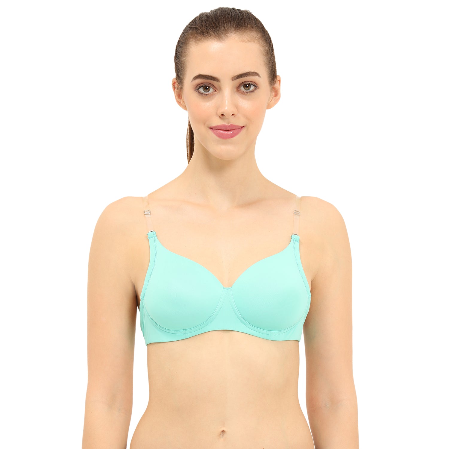 Padded Non-Wired 3/4th Coverage Backless Bra