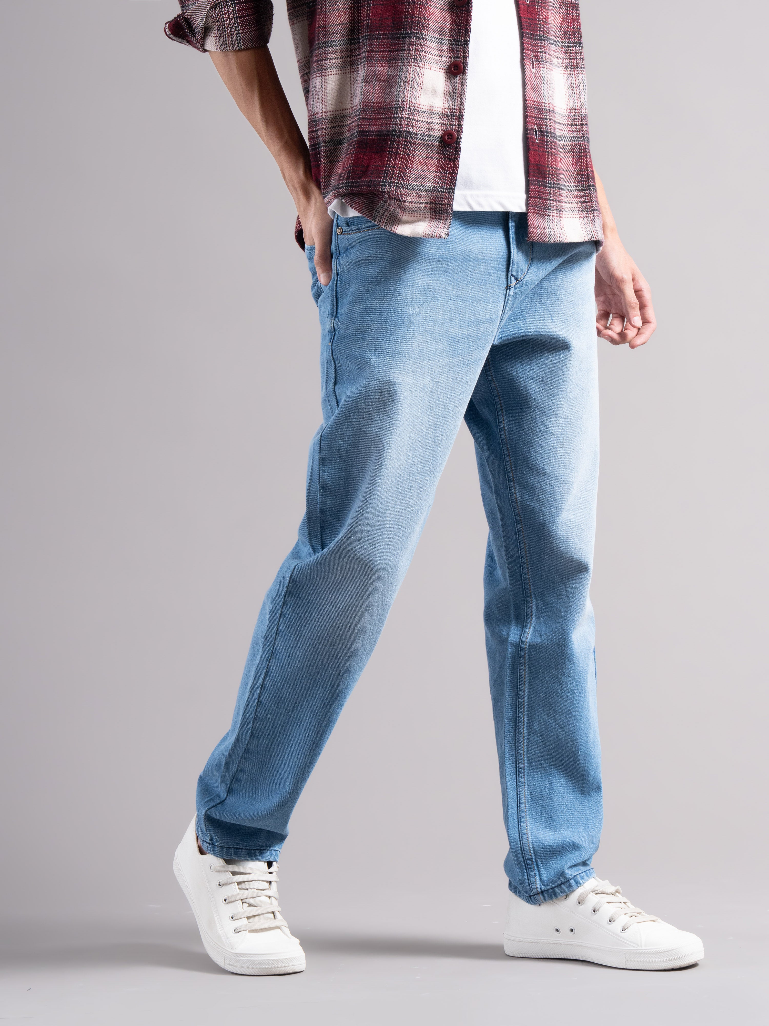 Men Blue Regular Fit Jeans