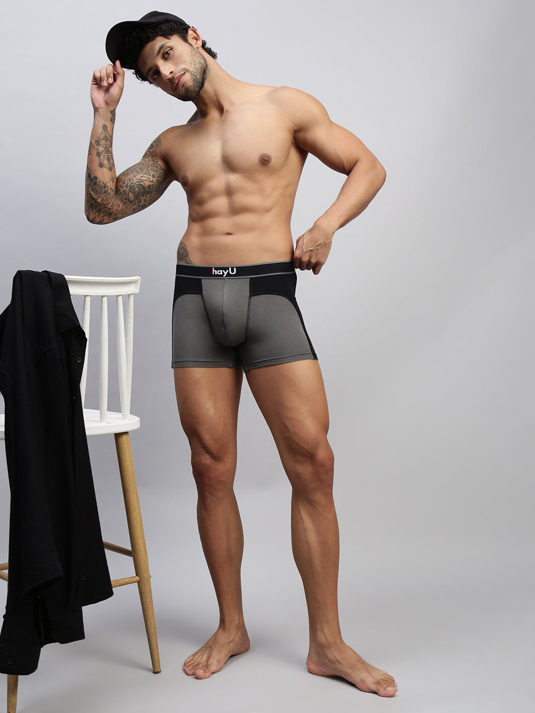 Men Gunmetal Modal Trunks