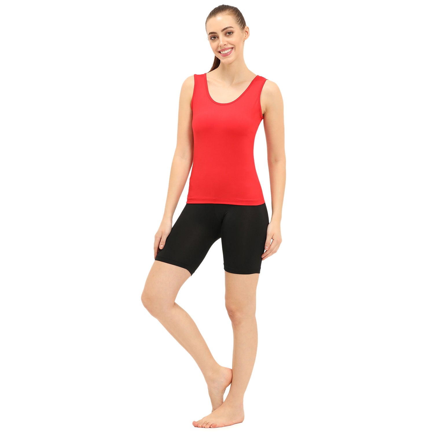 Women Black Cycling Shorts