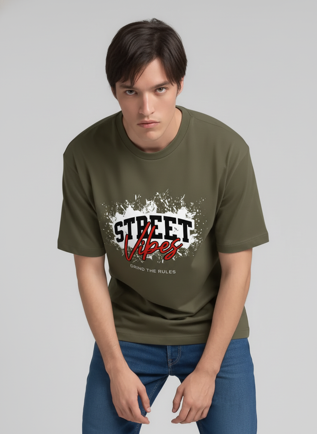 Men Oversized Cotton T-Shirt
