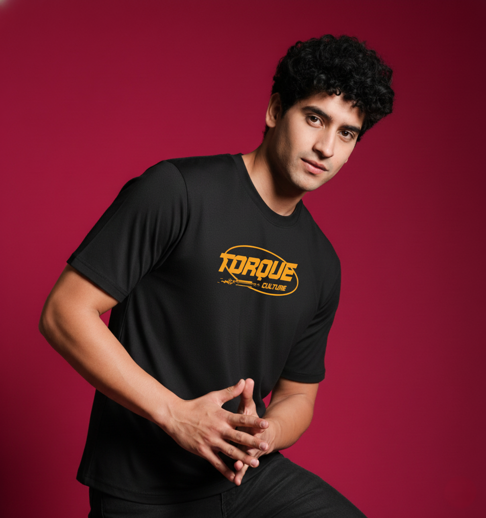 Men Round Neck Cotton T-Shirt