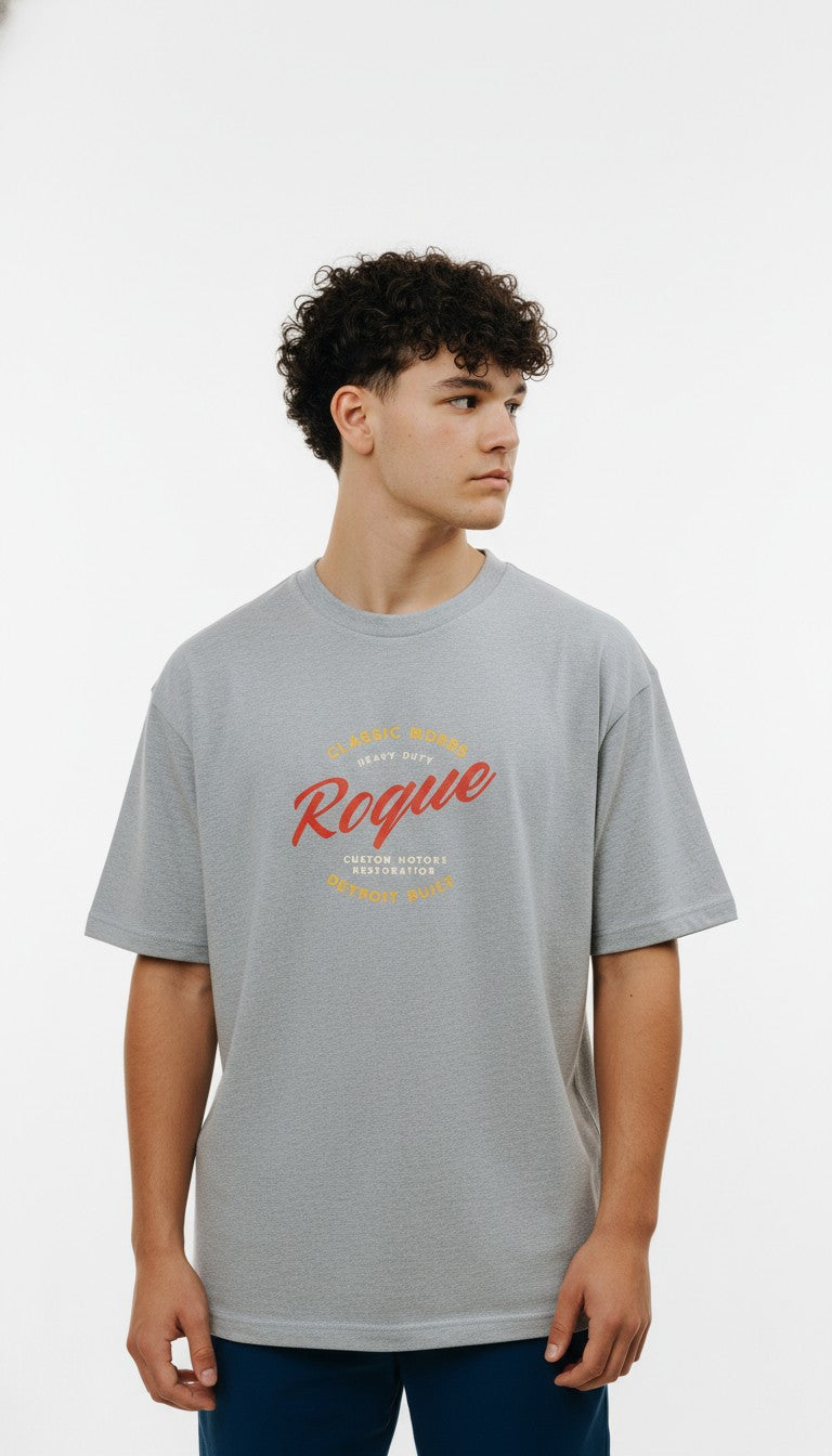 Men Oversized Cotton Printed T-Shirt