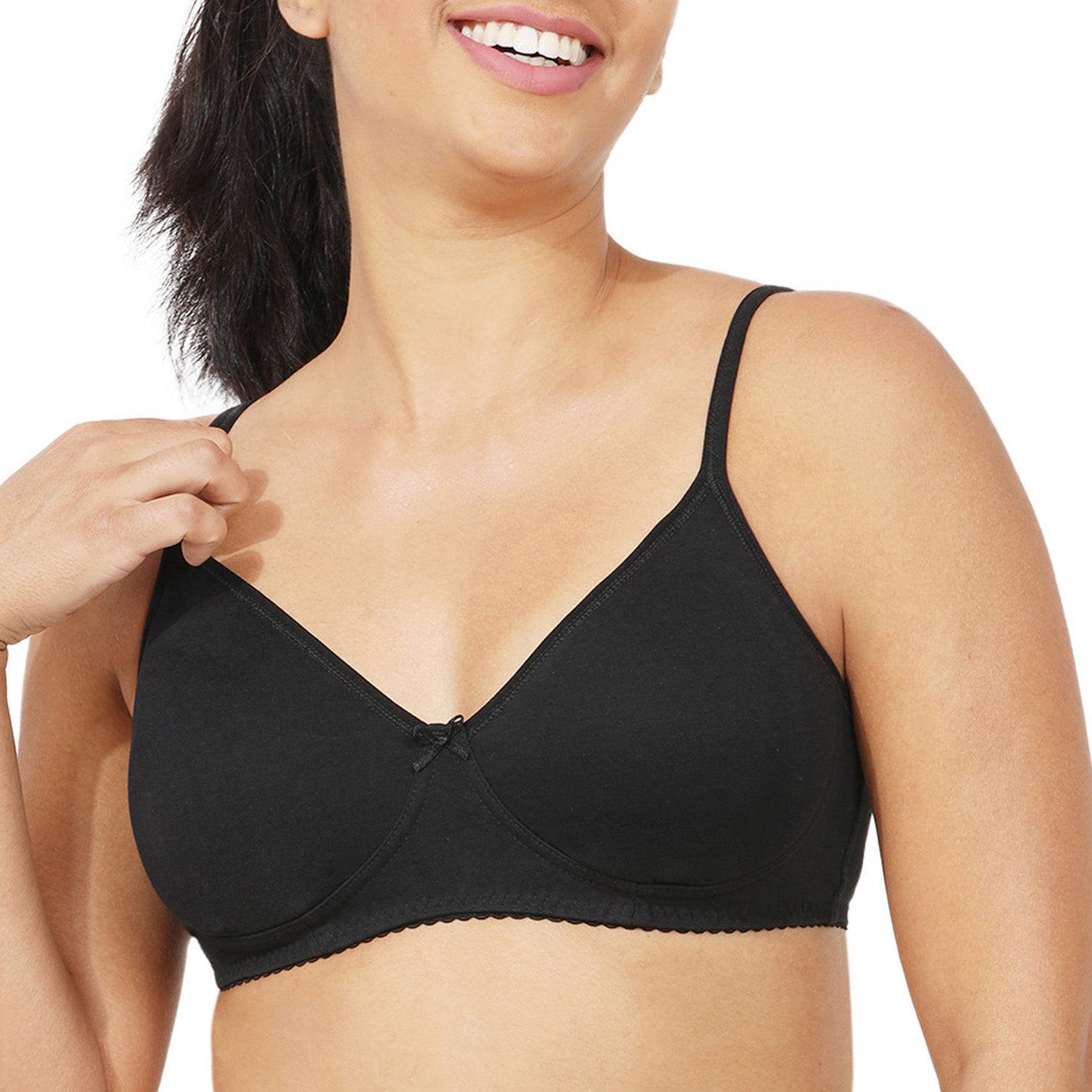 Non-Padded Non-Wired 3/4th Coverage T-Shirt Bra