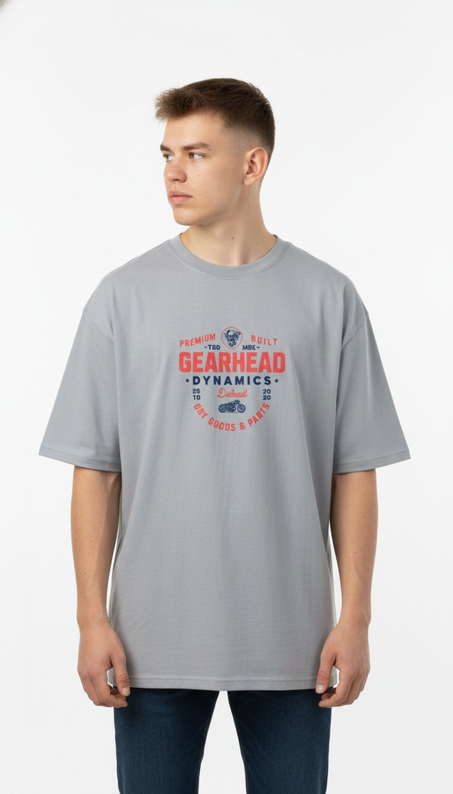 Men Oversized Cotton Printed T-Shirt