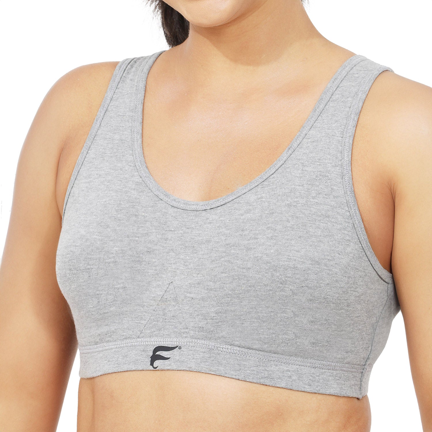Non-Padded Non-Wired Full Coverage Sports Bra