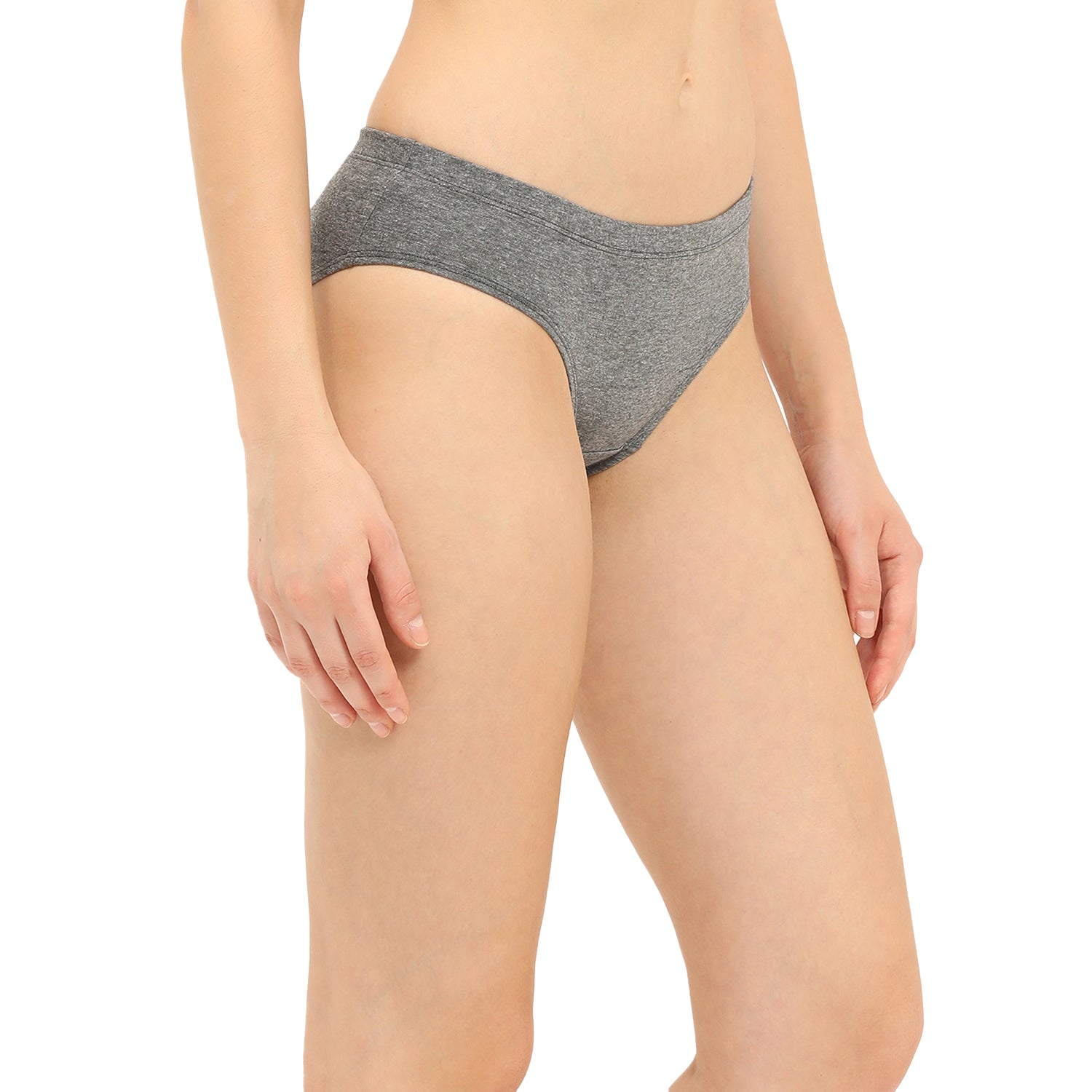 Medium Rise 3/4th Coverage Hipster Panty Pack Of 3