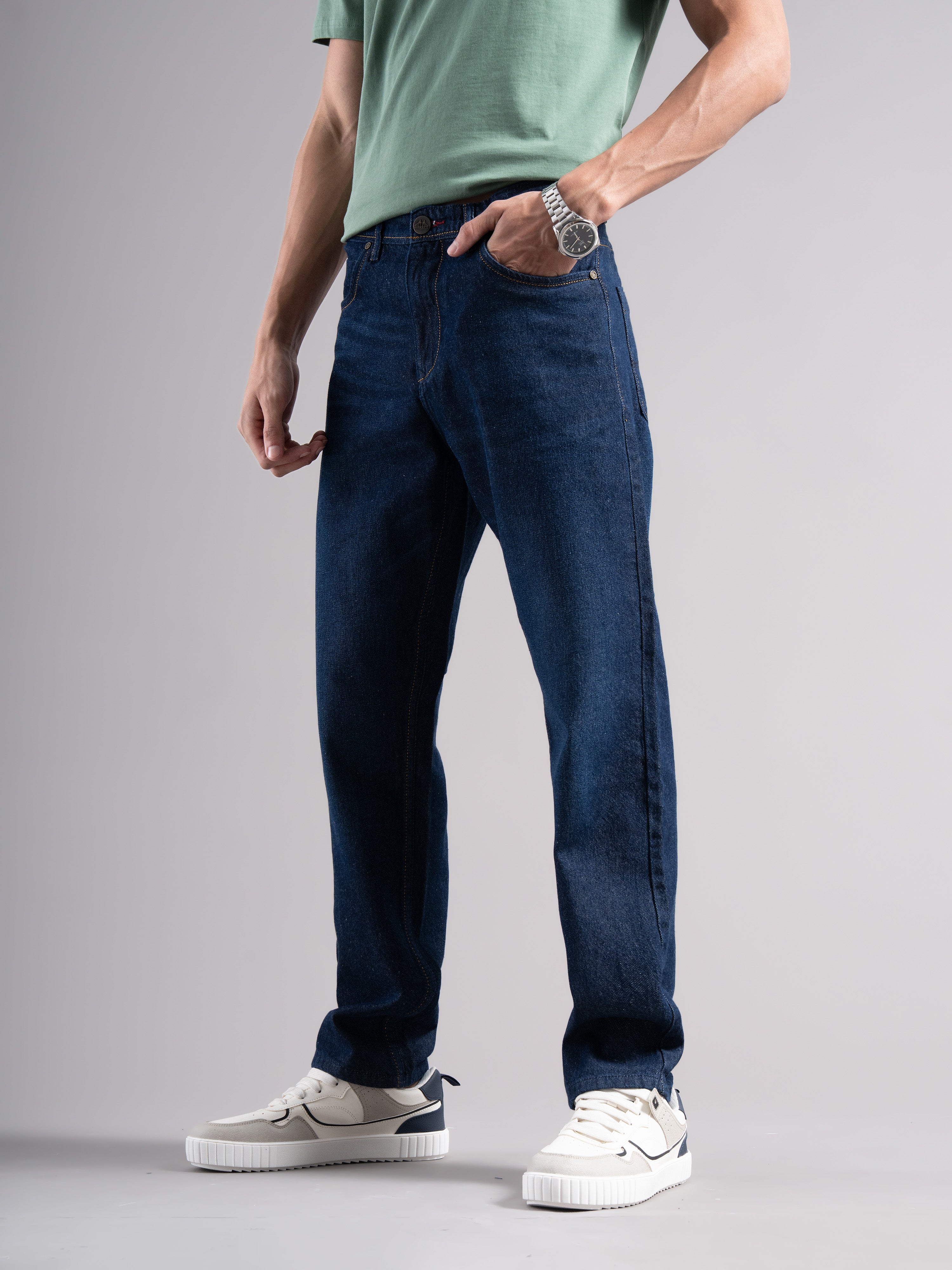 Men Blue Regular Fit Jeans