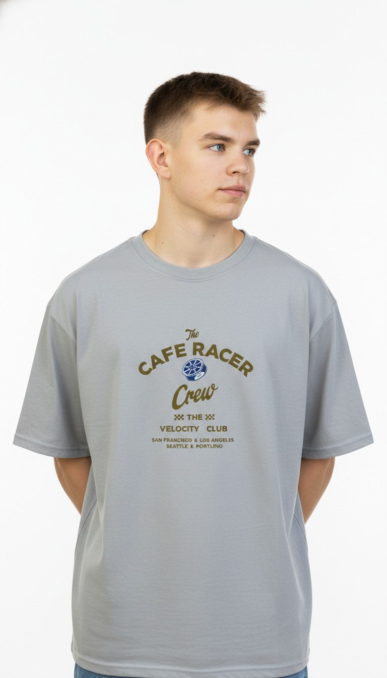 Men Oversized Cotton Printed T-Shirt