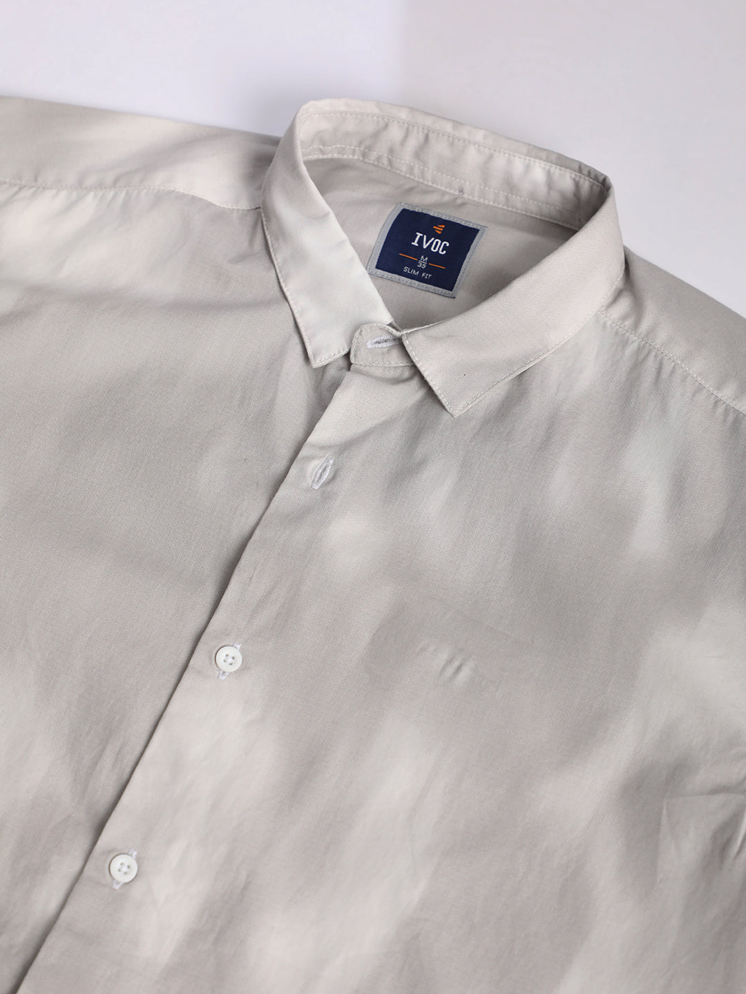 Men Grey Abstract Printed Shirt