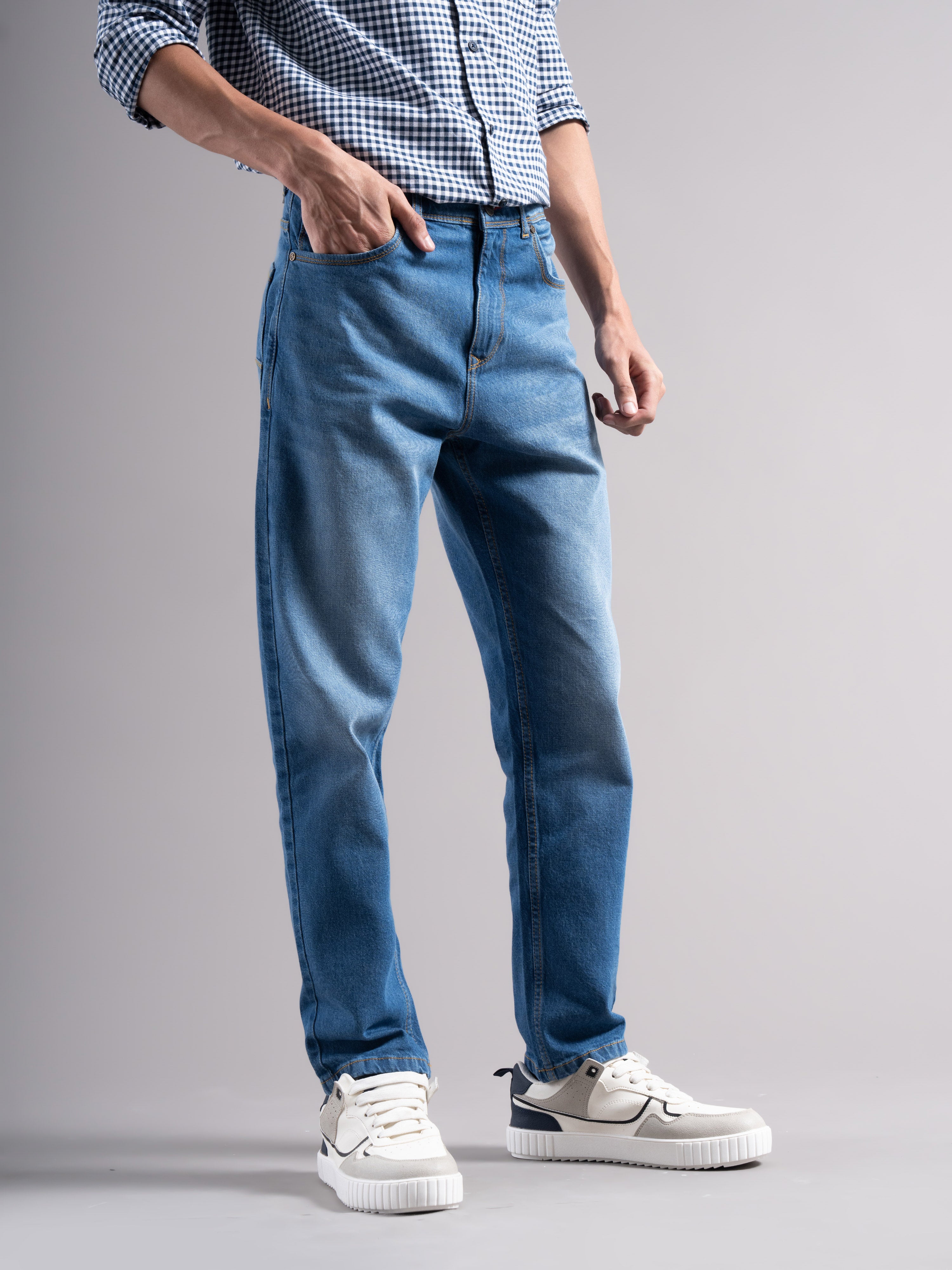 Men Blue Regular Fit Jeans