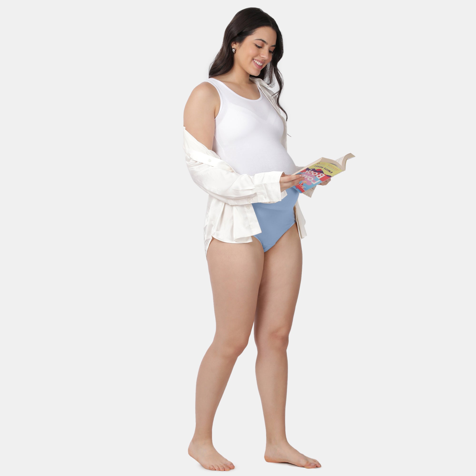High Rise 3/4th Coverage Maternity Panty