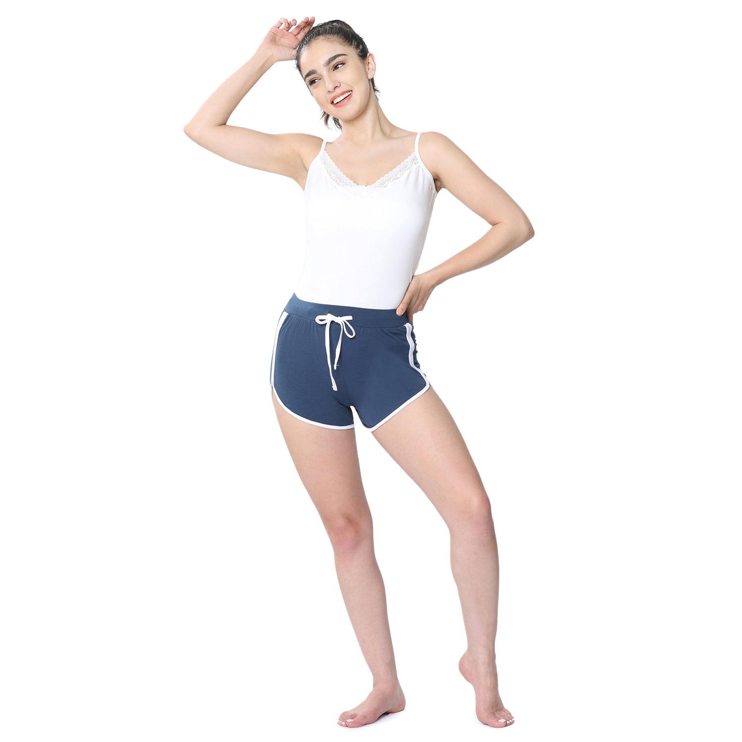Women Relaxed Fit Dolphin Shorts