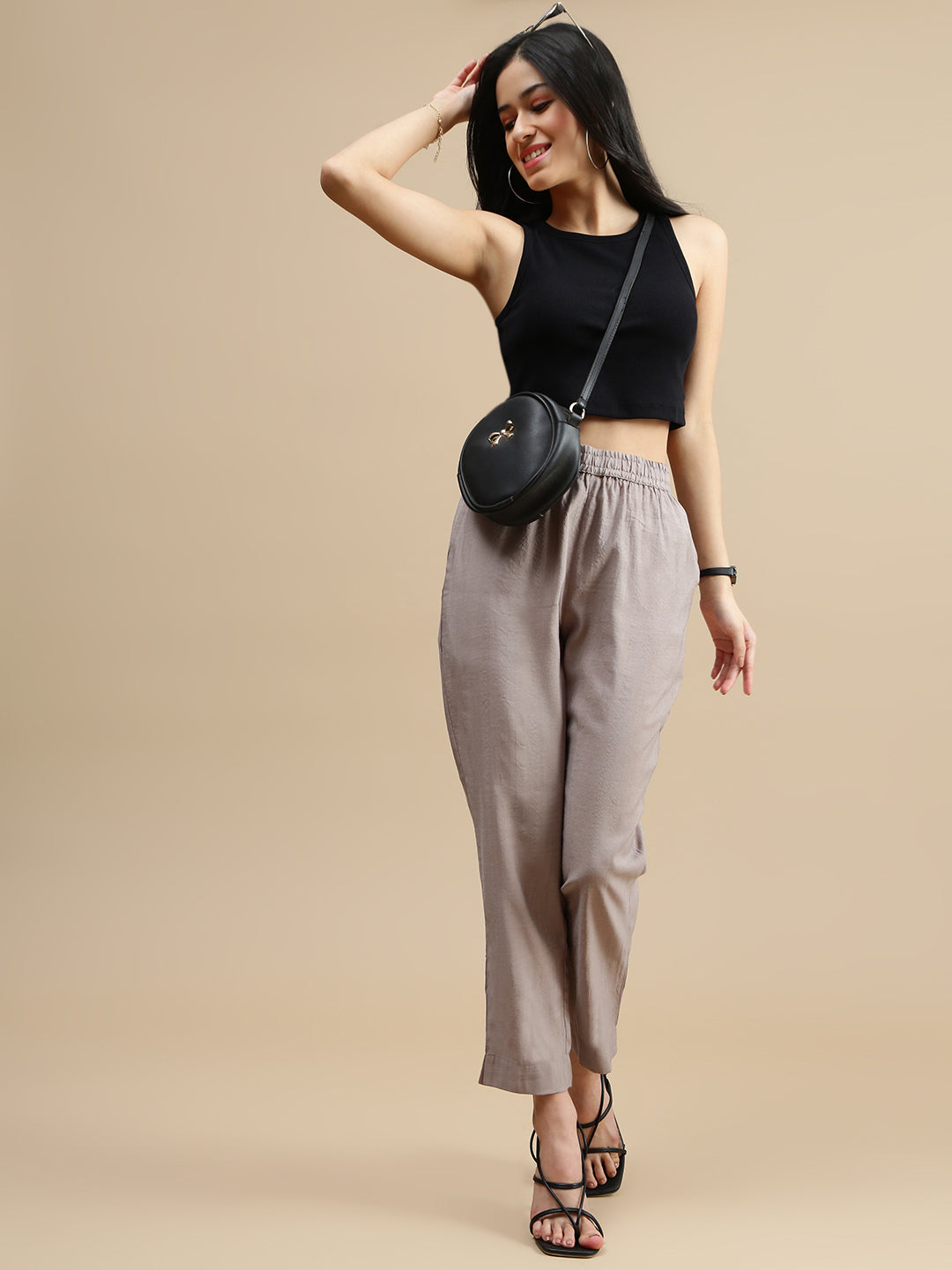 Women Black Casual Top