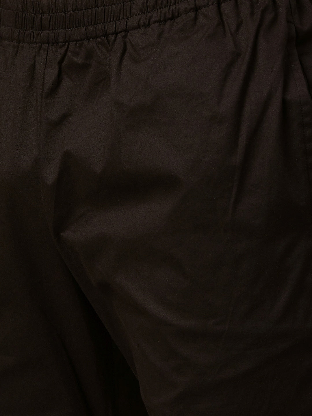 Men Black Solid Pyjamas