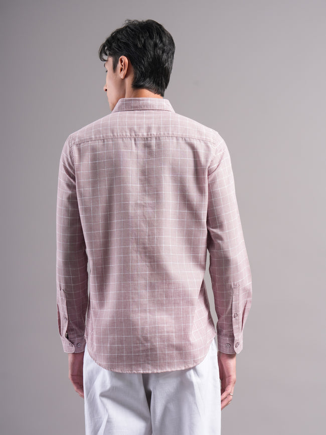 Men Polycotton Checked Shirts