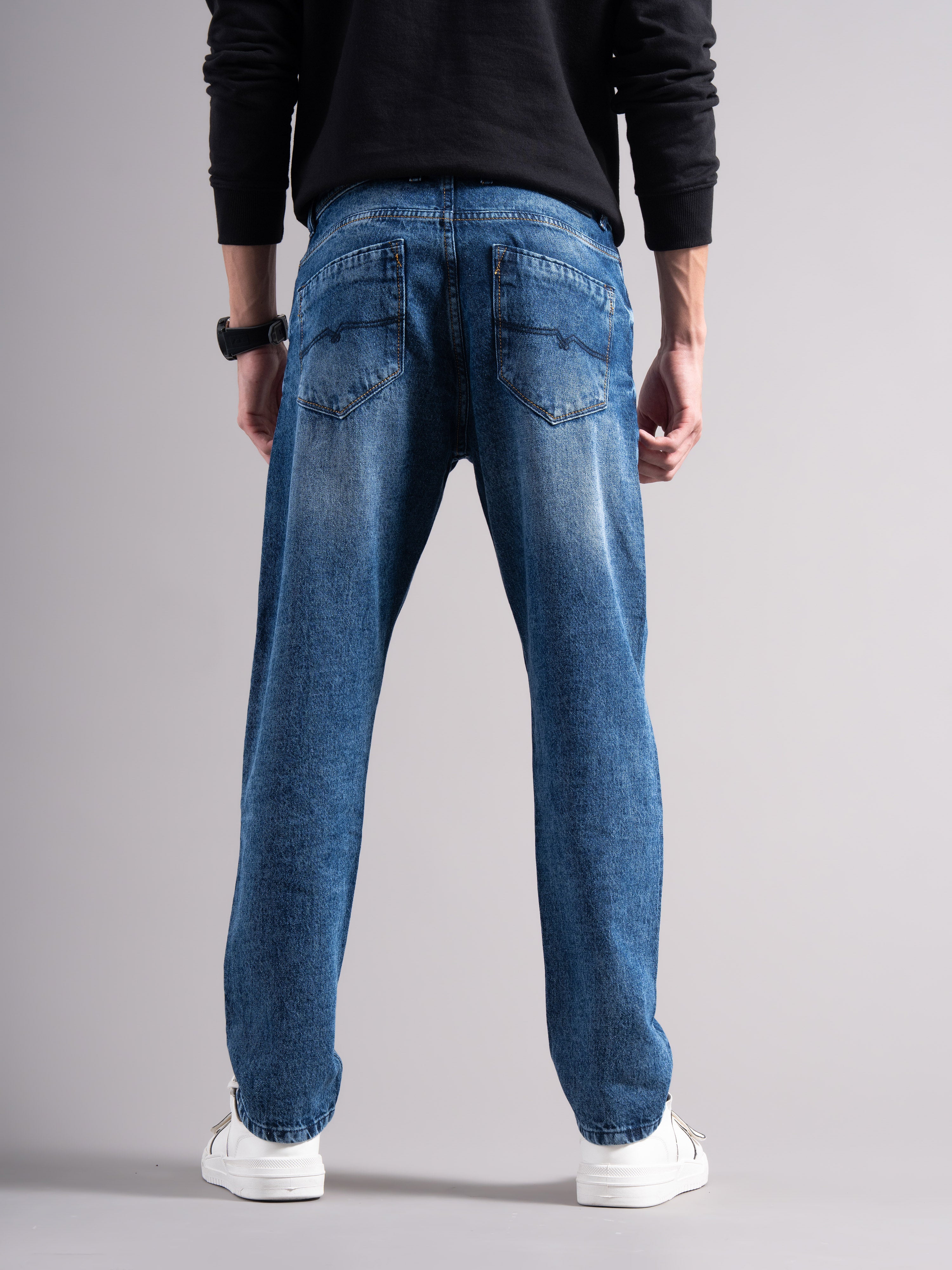 Men Blue Regular Fit Jeans