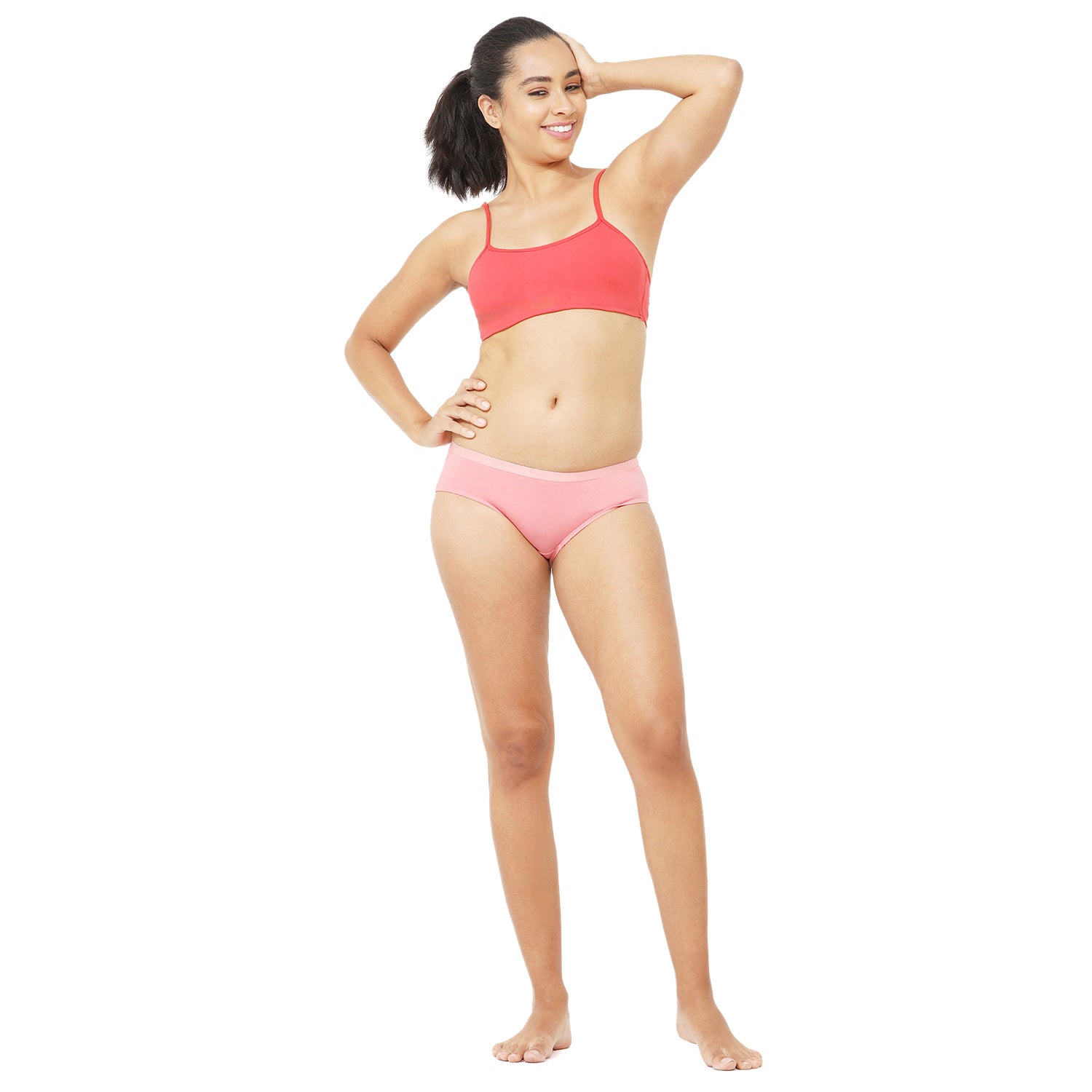 Low Rise Half Coverage Bikini Pack Of 3