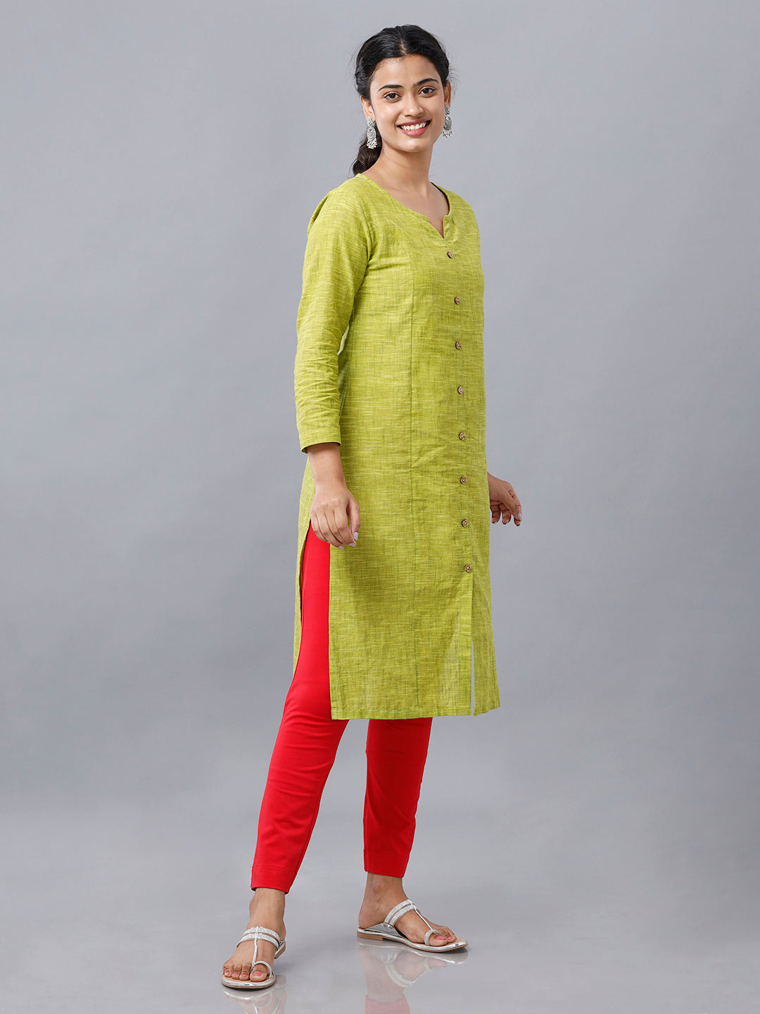 Women Red Casual Pants