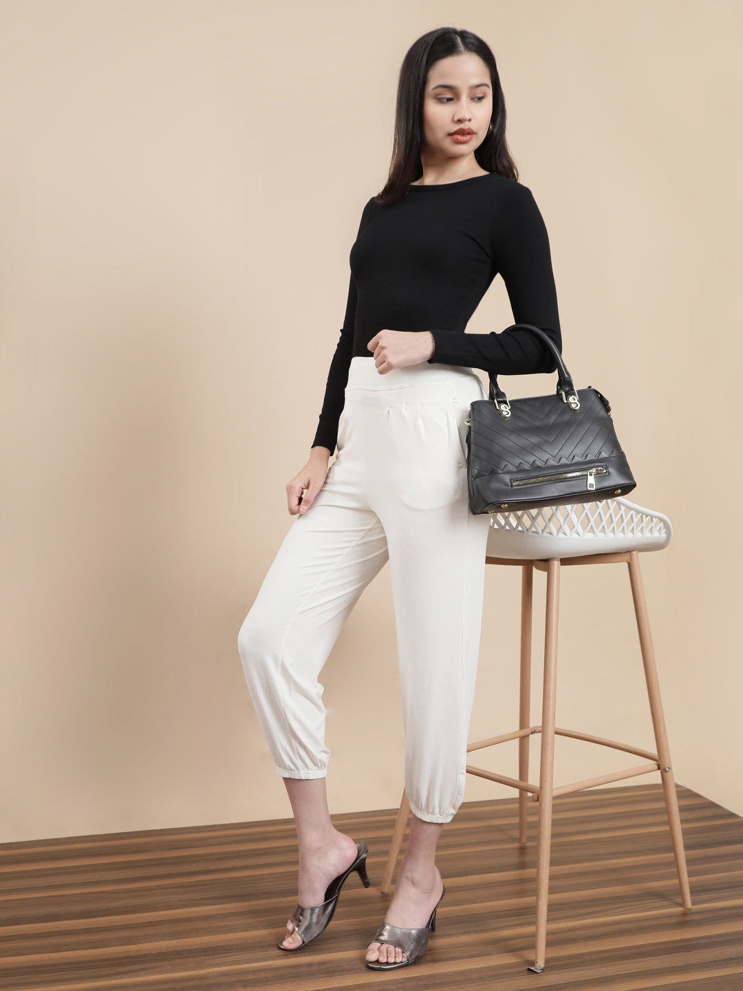 Women Black Casual Top