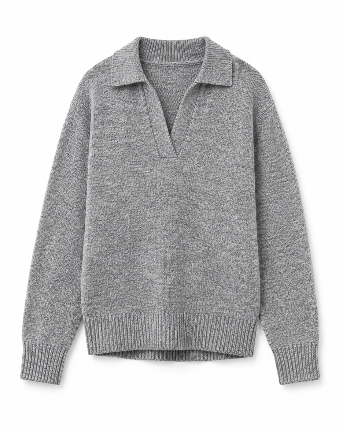 Women Grey Acrylic Sweater