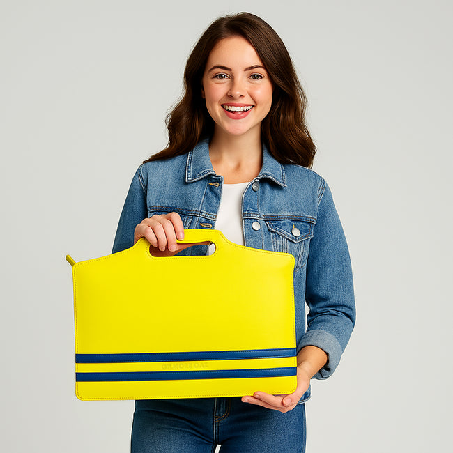 Yellow Denial Laptop Sleeve Case Cover For 13-Inch Laptop