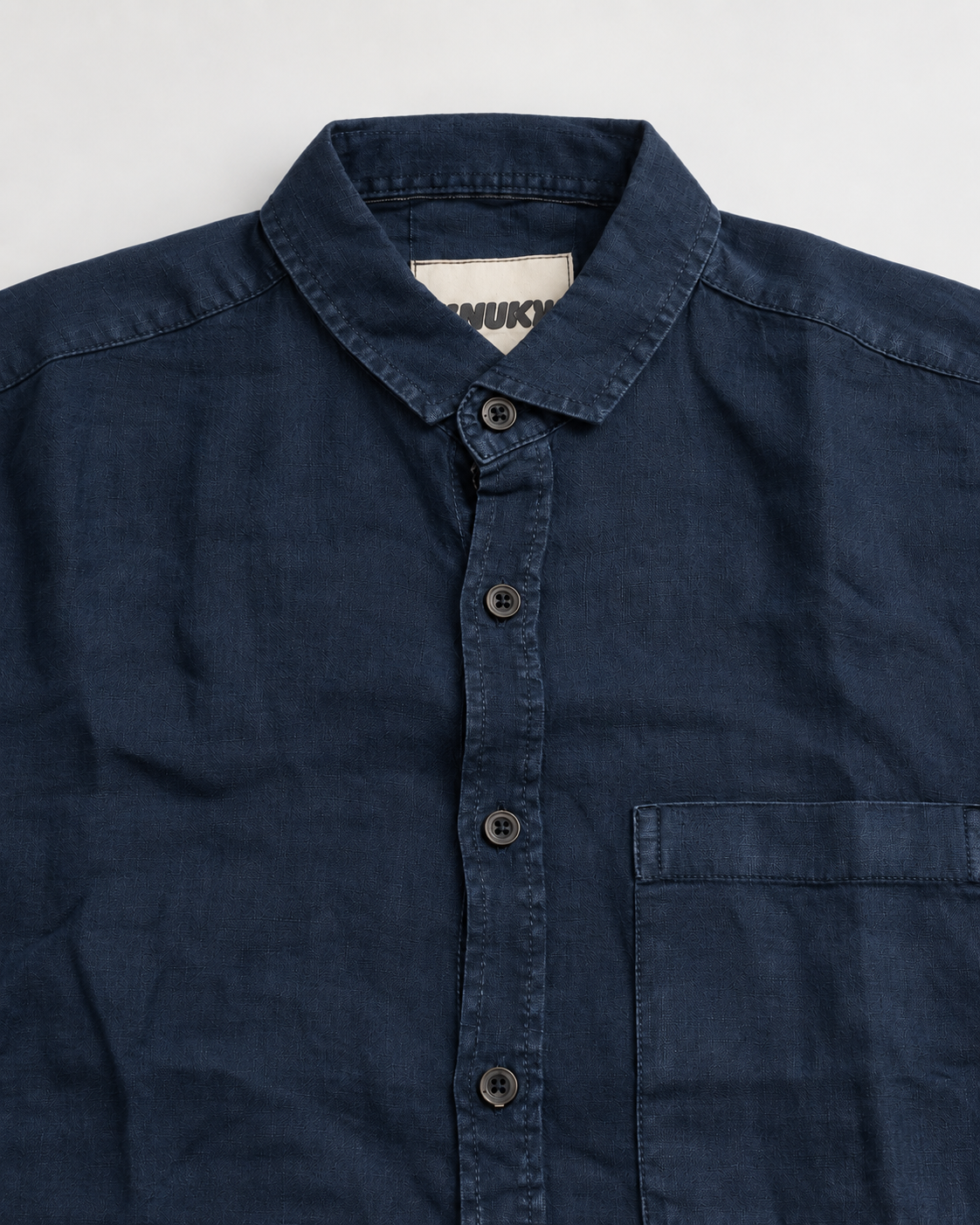 Men Navy Regular Shirt