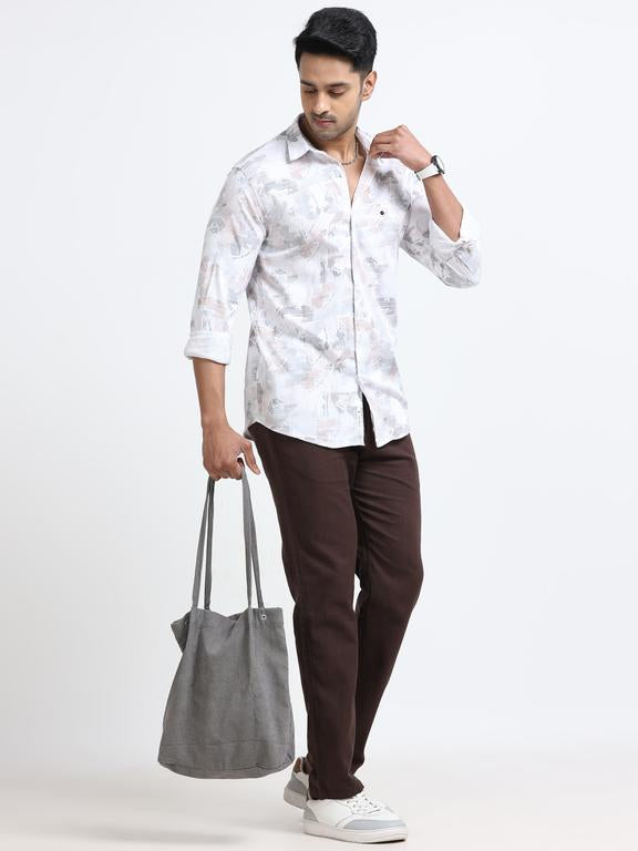 Men Premium Printed Casual Shirt